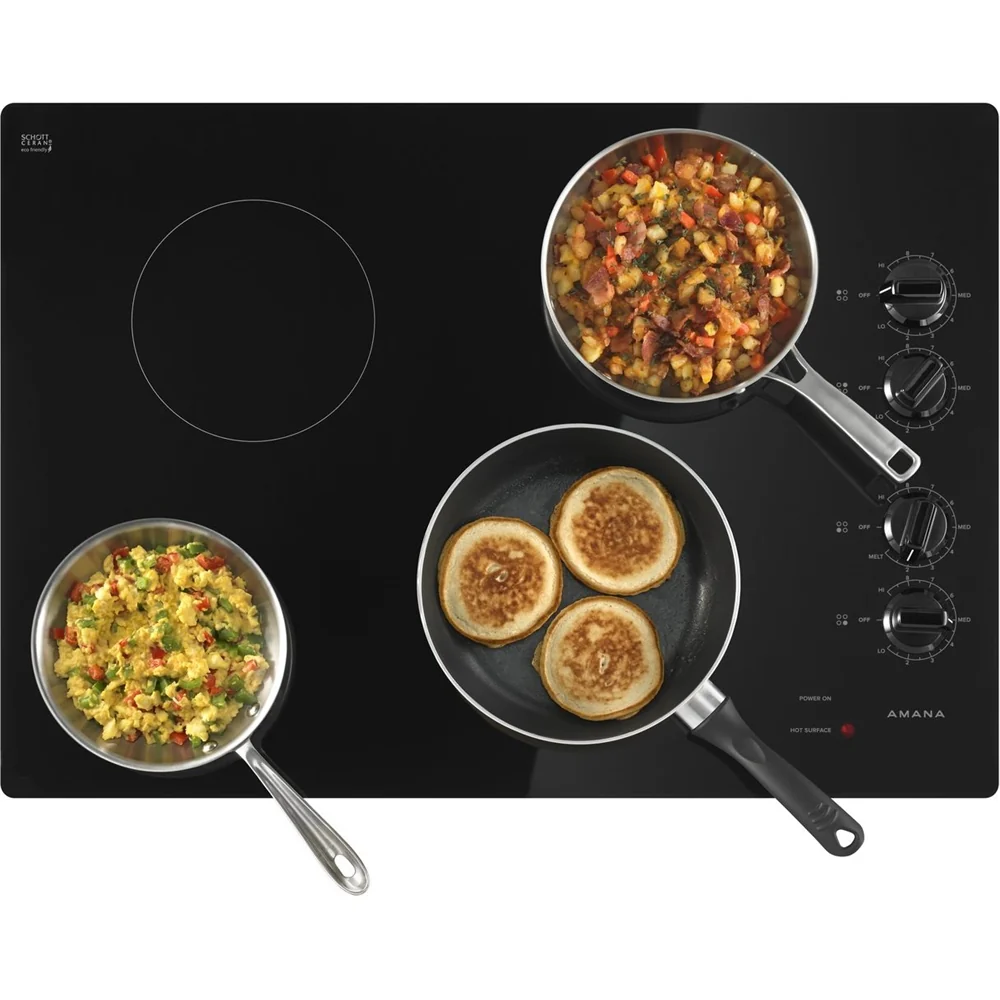 Amana AEC6540KFB 30-Inch Electric Cooktop With Multiple Settings - Black - Image 6