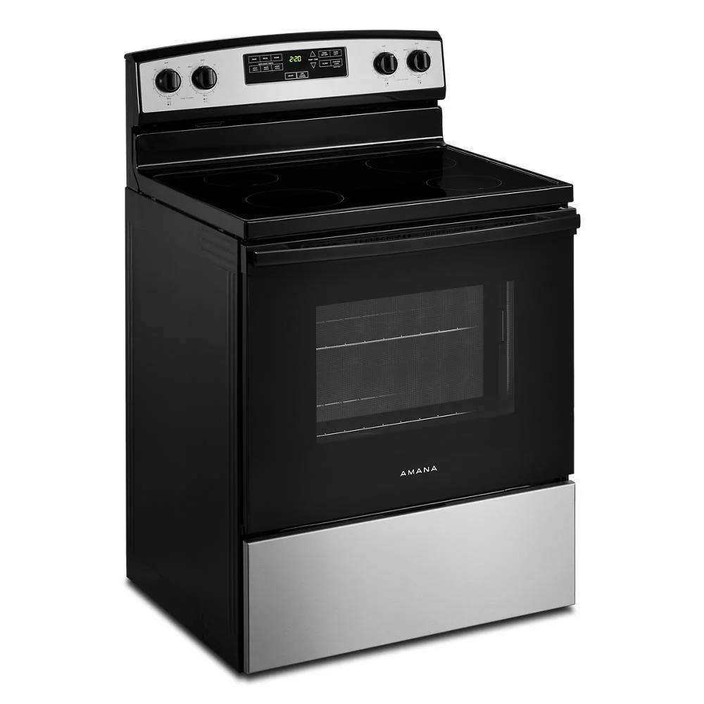 Amana AER6203MSS 30-Inch Amana® Electric Range With Extra-Large Oven Window - Image 8