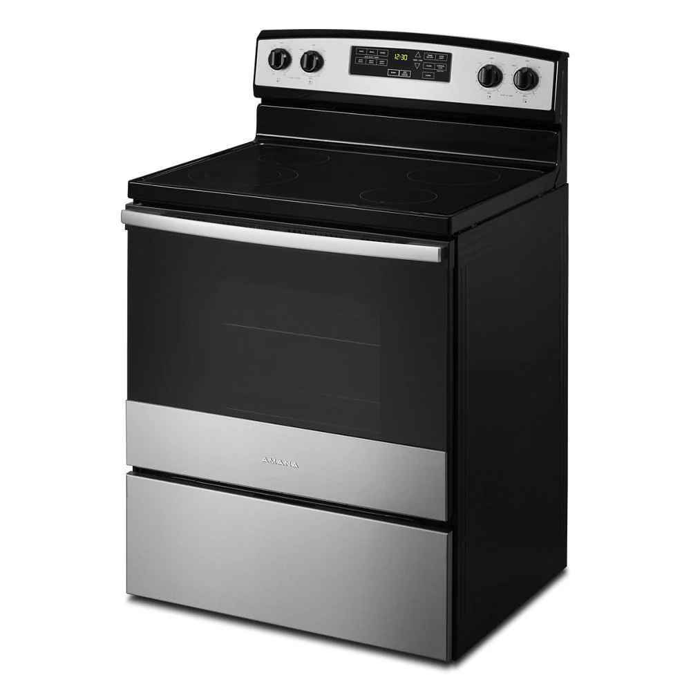 Amana AER6603SMS 30-Inch Amana® Electric Range With Extra-Large Oven Window - Image 4
