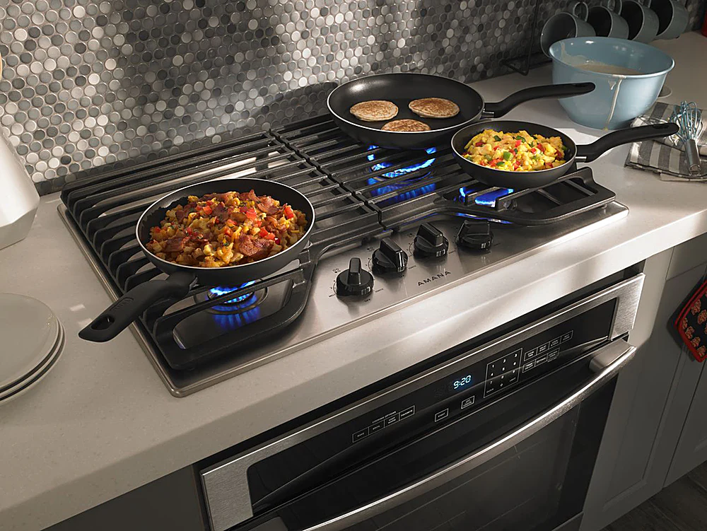 Amana AGC6540KFS 30-Inch Gas Cooktop With 4 Burners - Stainless Steel - Image 3