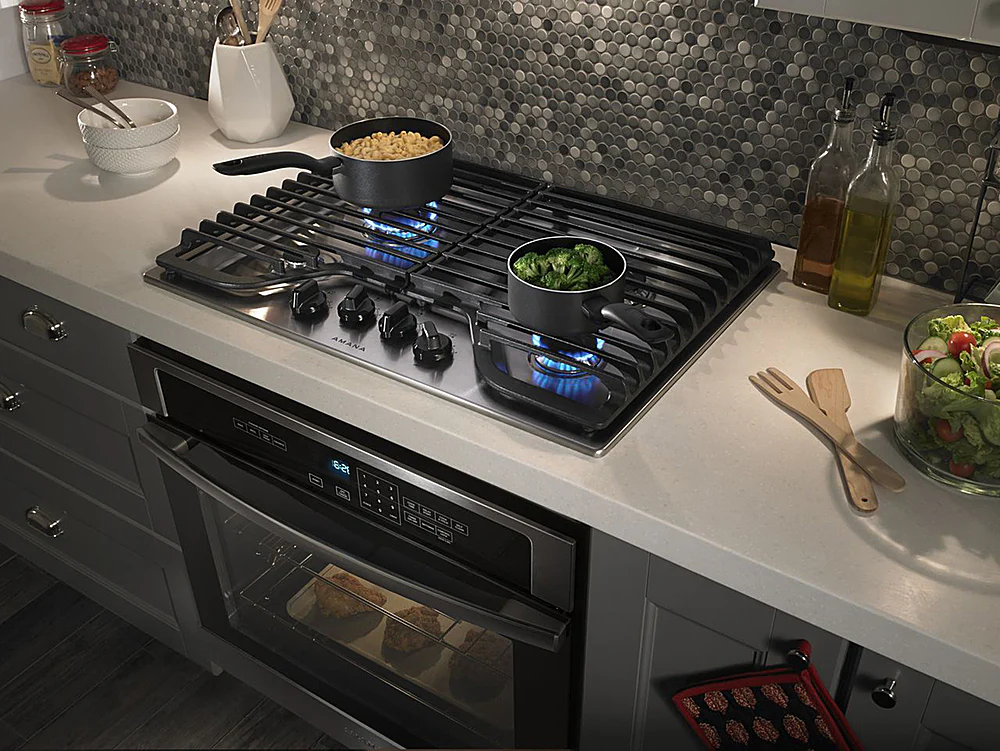 Amana AGC6540KFS 30-Inch Gas Cooktop With 4 Burners - Stainless Steel - Image 5