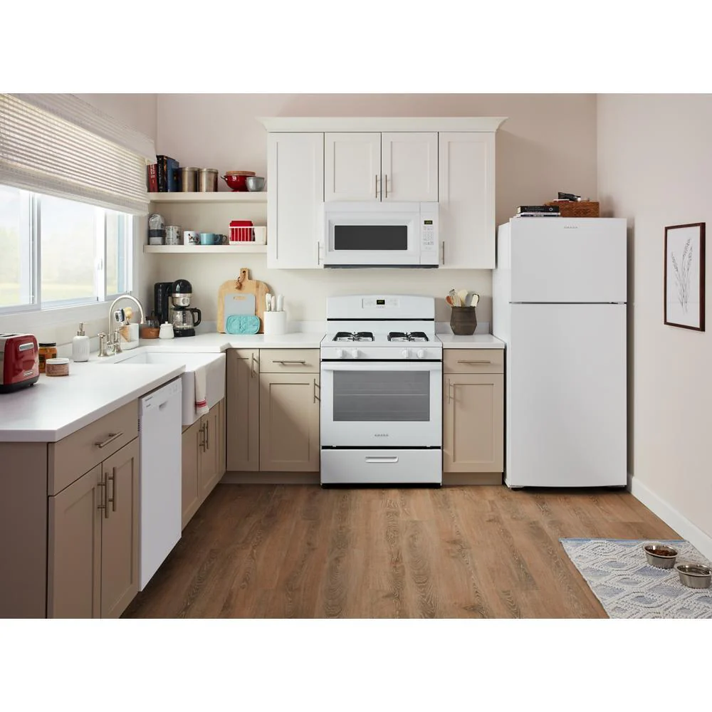 Amana ARTX2019SW 30-Inch Wide Top-Freezer Refrigerator With Dual Crisper Drawers-19 Cu. Ft. - Image 3