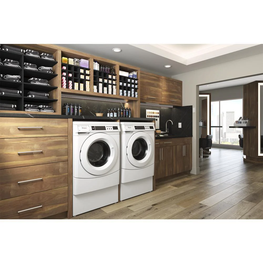 Amana WHP1000VW 10" Pedestal For Commercial Front Load Washer And Dryer - Image 9