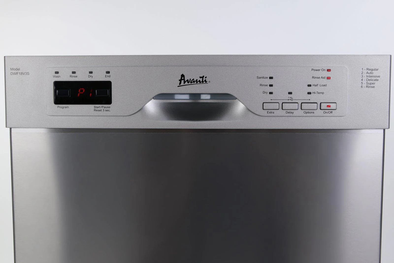 Avanti DWF18V0W 18" Built In Dishwasher - Image 14