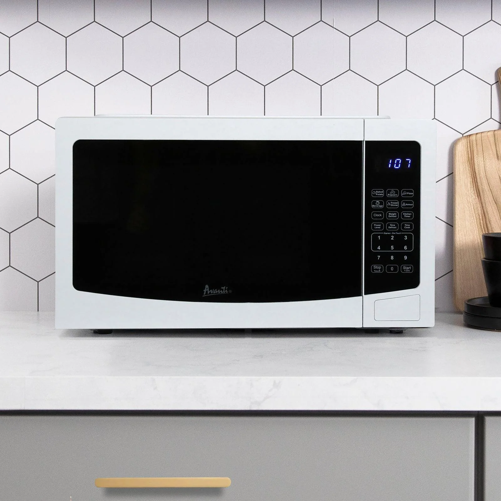 Avanti MT115V0W Avanti Microwave Oven, 1.1 Cu. Ft. Capacity - White / 1.1 Cu. Ft. - Image 30