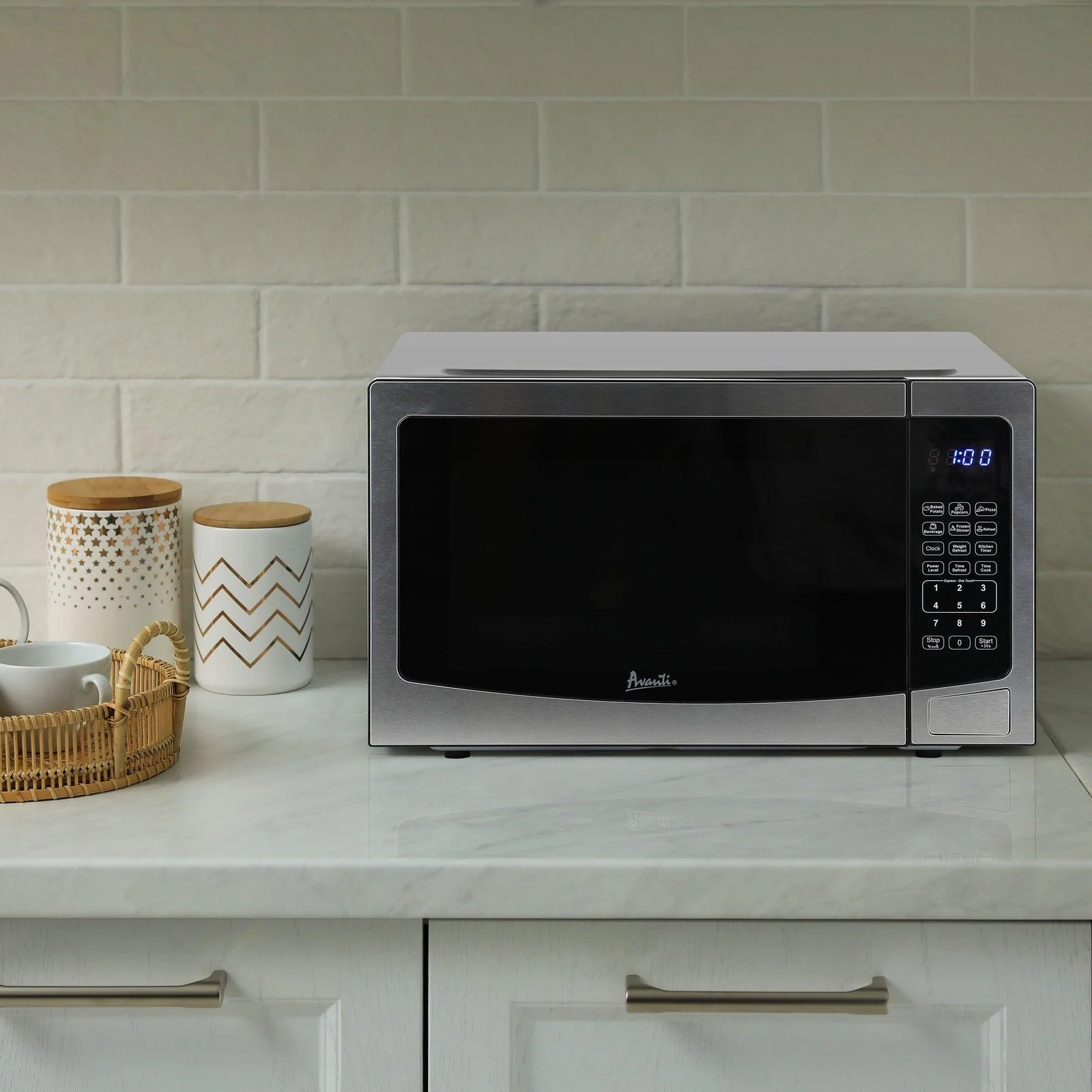 Avanti MT115V0W Avanti Microwave Oven, 1.1 Cu. Ft. Capacity - White / 1.1 Cu. Ft. - Image 7