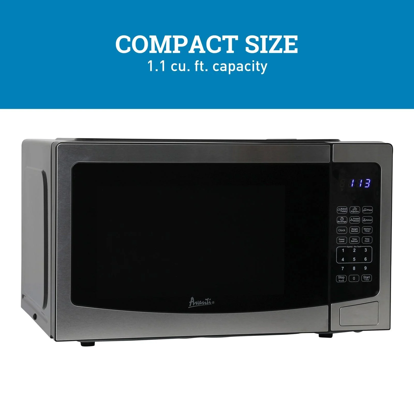 Avanti MT115V1B Avanti Microwave Oven, 1.1 Cu. Ft. Capacity - Black / 1.1 Cu. Ft. - Image 26