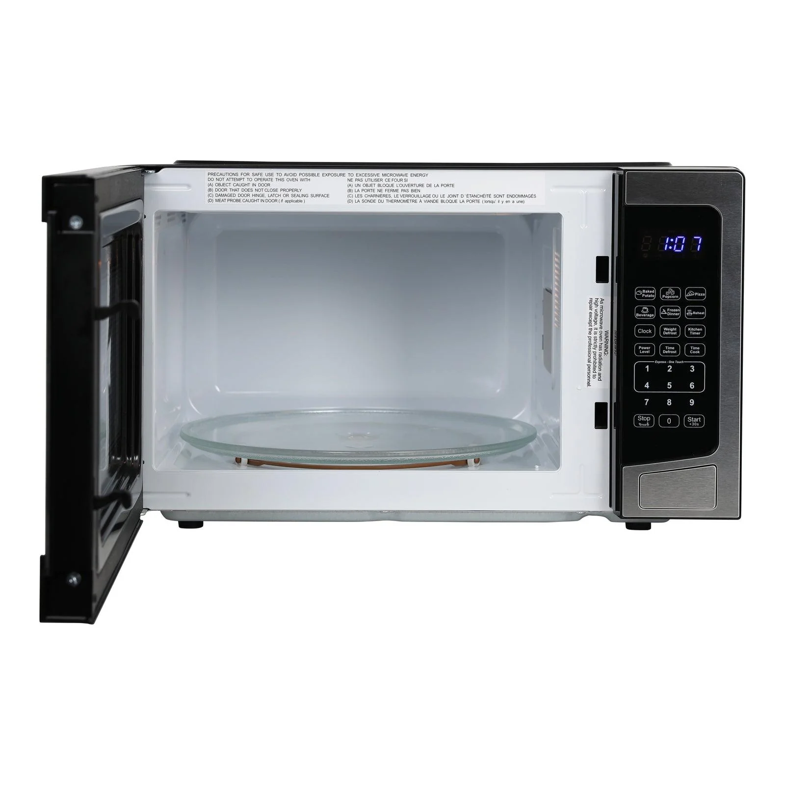 Avanti MT115V3S Avanti Microwave Oven, 1.1 Cu. Ft. Capacity - Stainless Steel / 1.1 Cu. Ft. - Image 10