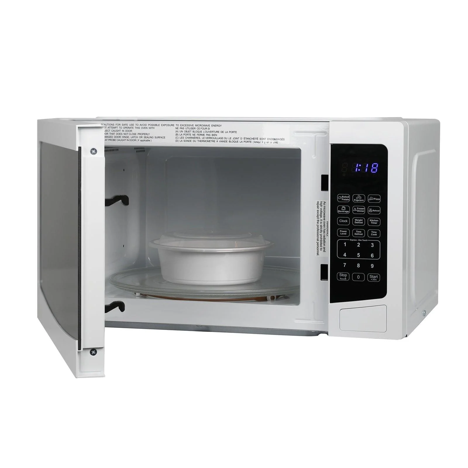 Avanti MT115V3S Avanti Microwave Oven, 1.1 Cu. Ft. Capacity - Stainless Steel / 1.1 Cu. Ft. - Image 12