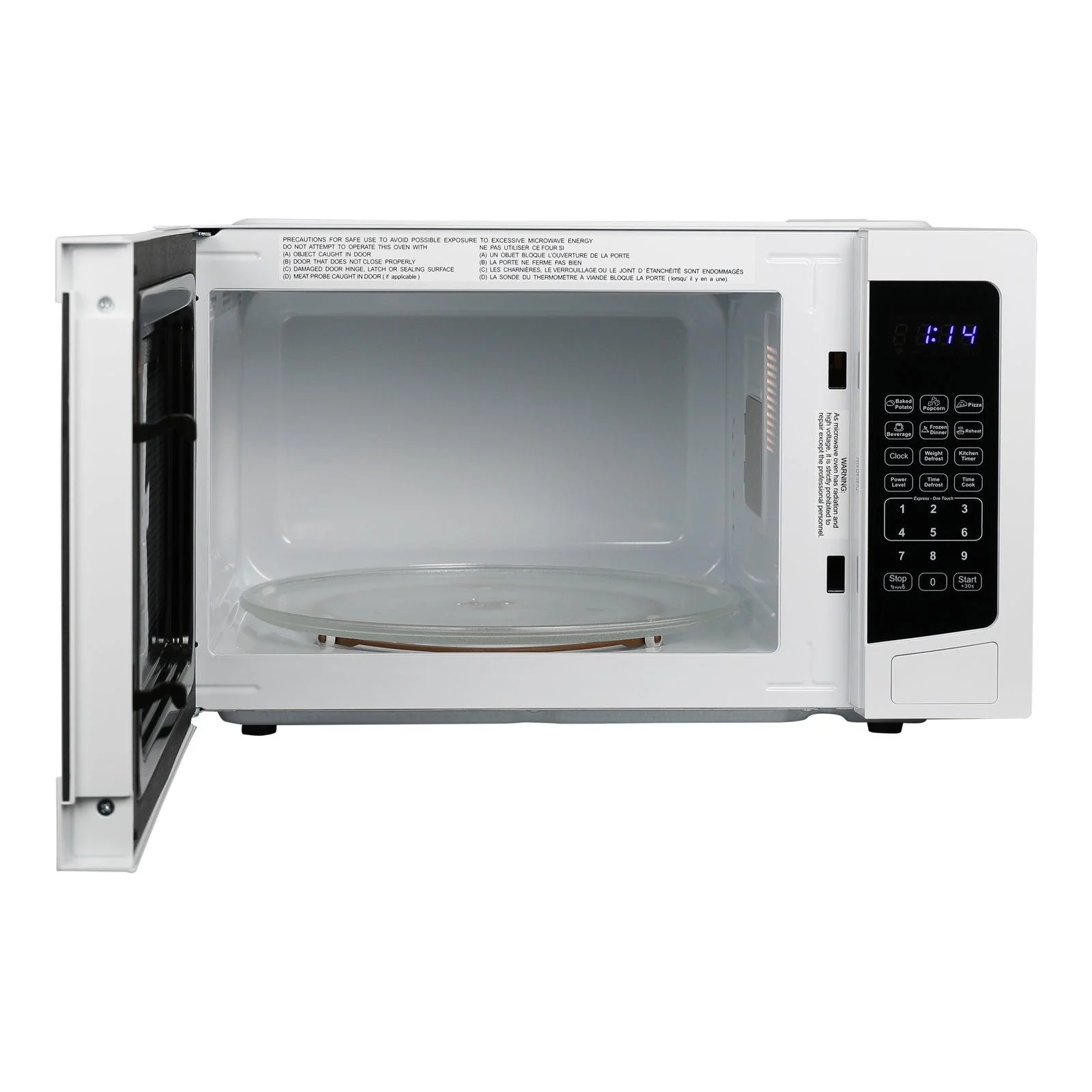Avanti MT115V3S Avanti Microwave Oven, 1.1 Cu. Ft. Capacity - Stainless Steel / 1.1 Cu. Ft. - Image 14