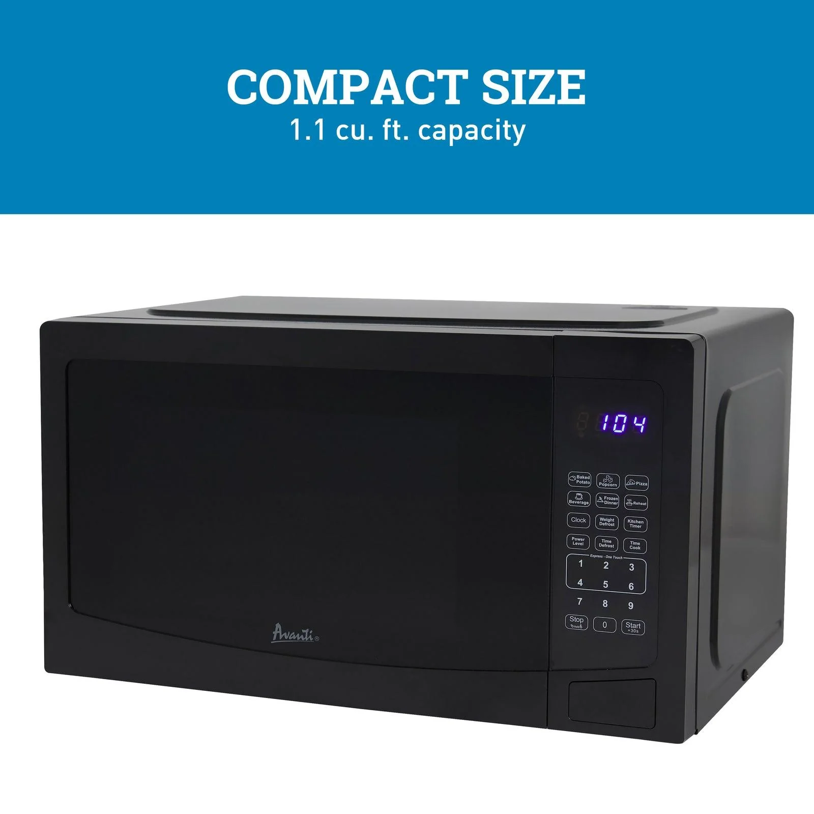 Avanti MT115V3S Avanti Microwave Oven, 1.1 Cu. Ft. Capacity - Stainless Steel / 1.1 Cu. Ft. - Image 31