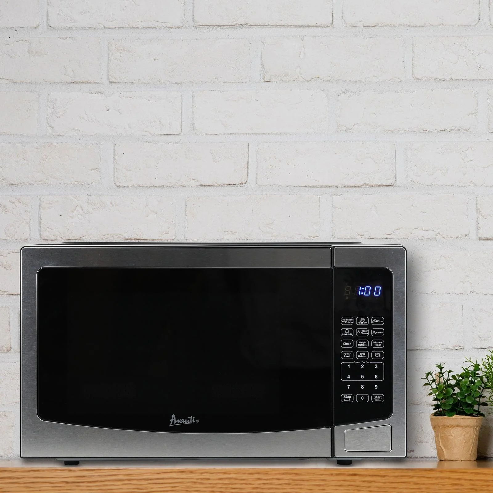 Avanti MT115V3S Avanti Microwave Oven, 1.1 Cu. Ft. Capacity - Stainless Steel / 1.1 Cu. Ft. - Image 6