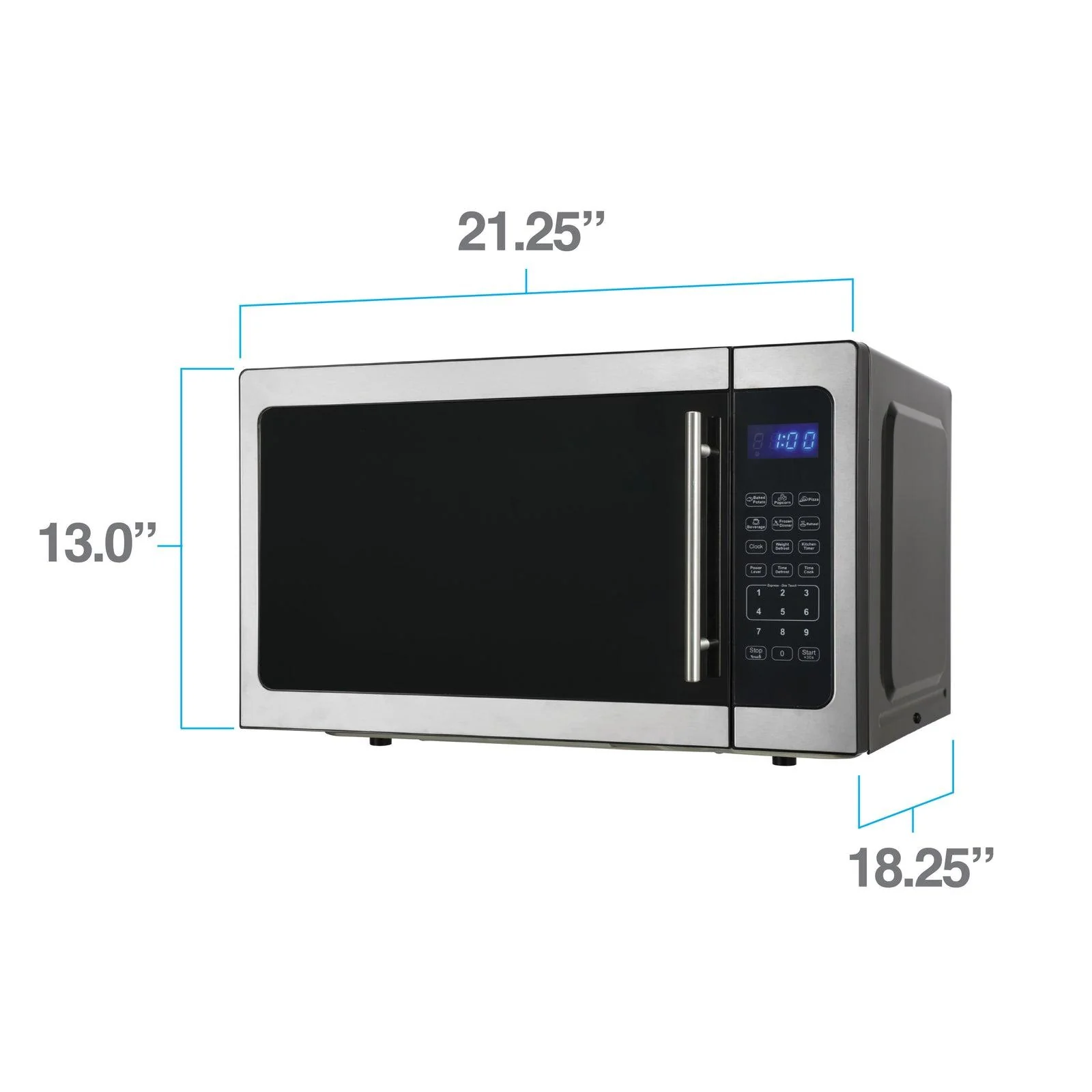 Avanti MT150V3S Avanti 1.5 Cu. Ft. Microwave Oven - Stainless Steel / 1.5 Cu. Ft. - Image 5
