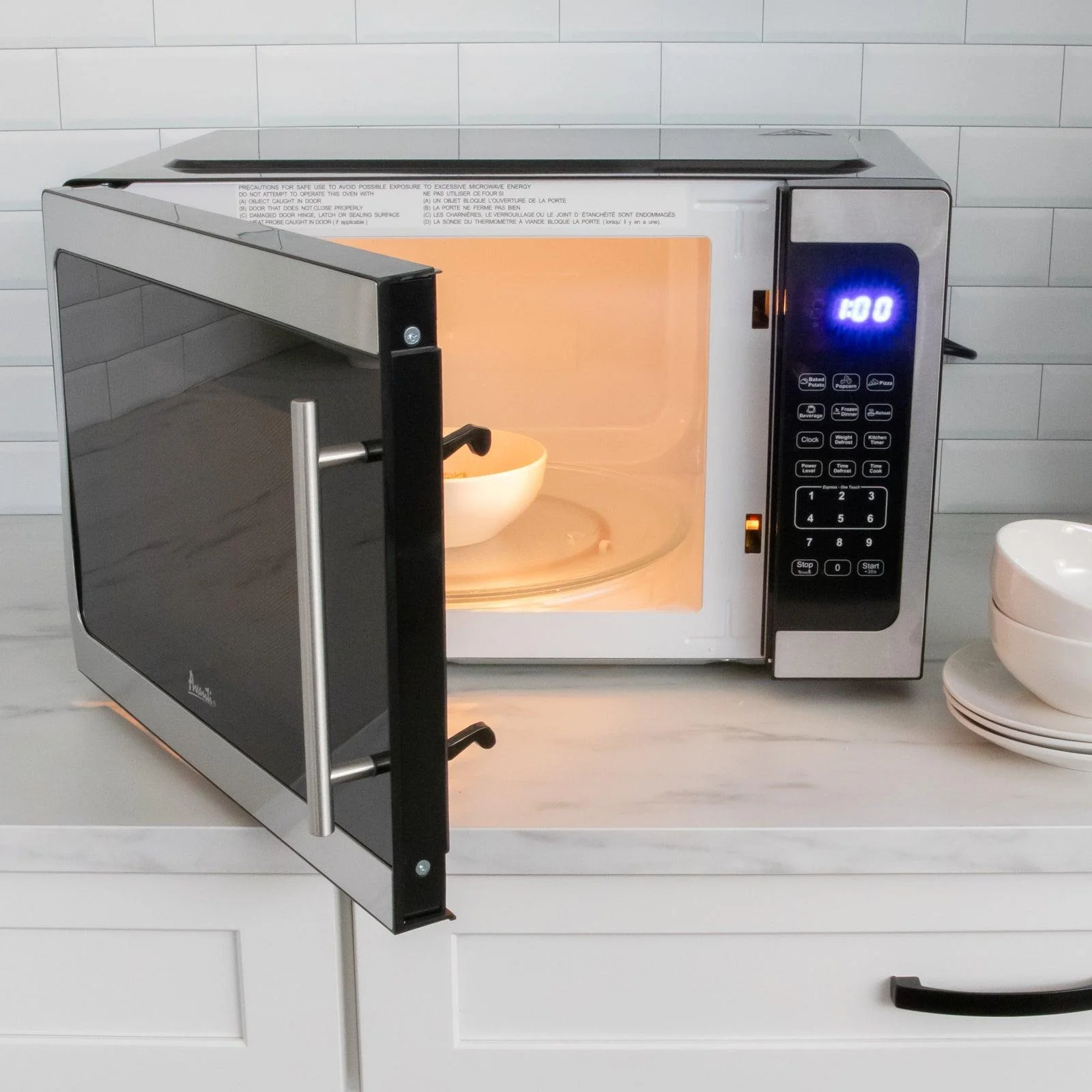 Avanti MT150V3S Avanti 1.5 Cu. Ft. Microwave Oven - Stainless Steel / 1.5 Cu. Ft. - Image 6