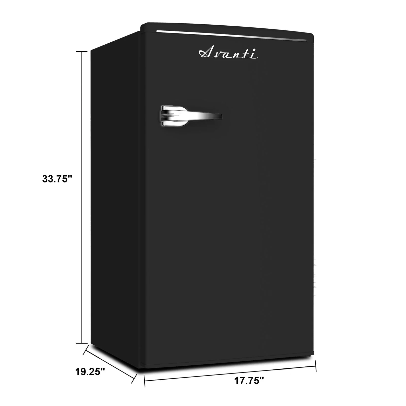Avanti RMRS31X6BLIS 3.1 Cu. Ft. Retro Compact Refrigerator - Image 4