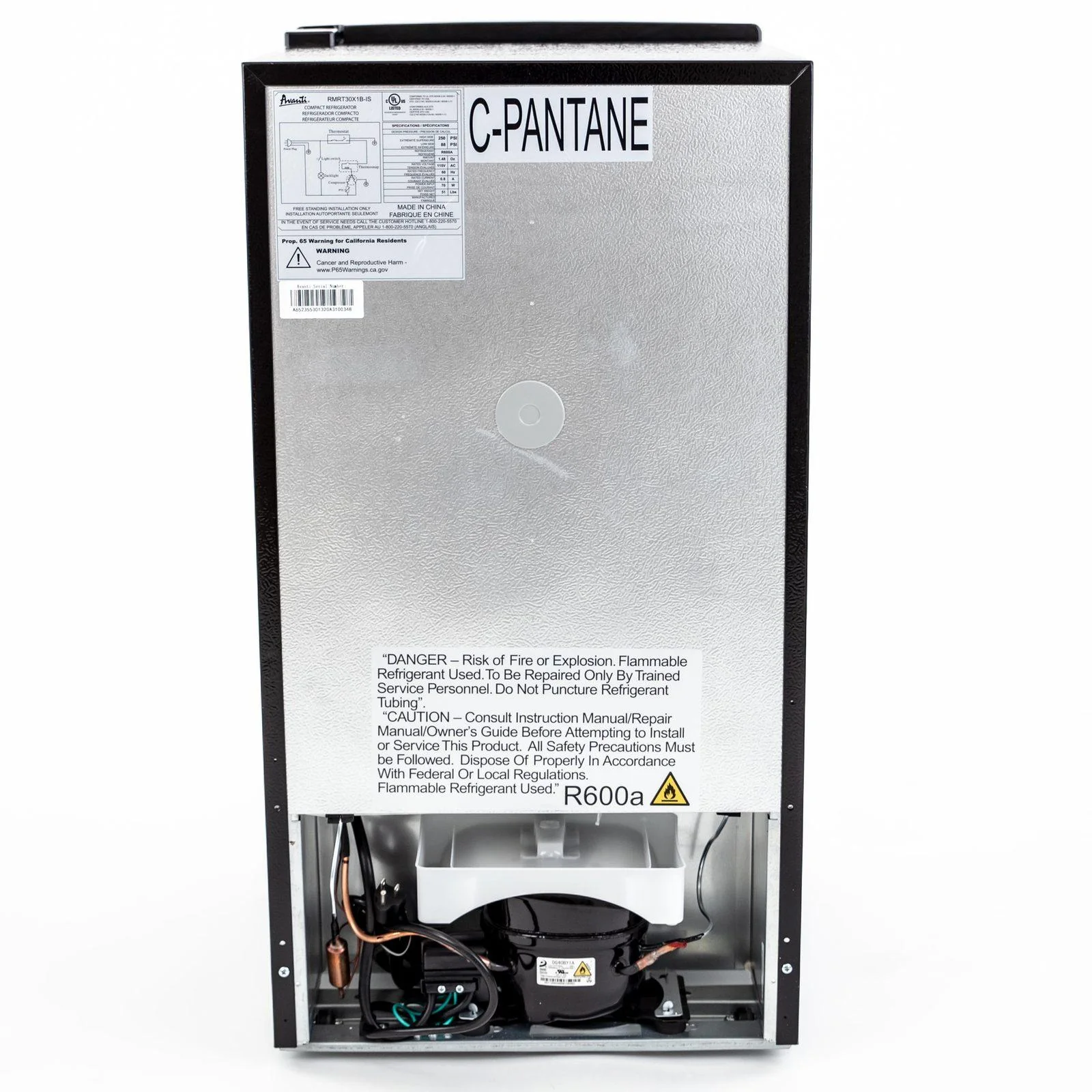 Avanti RMRT30X1BIS 3.0 Cu. Ft. Retro Compact Refrigerator - Image 7