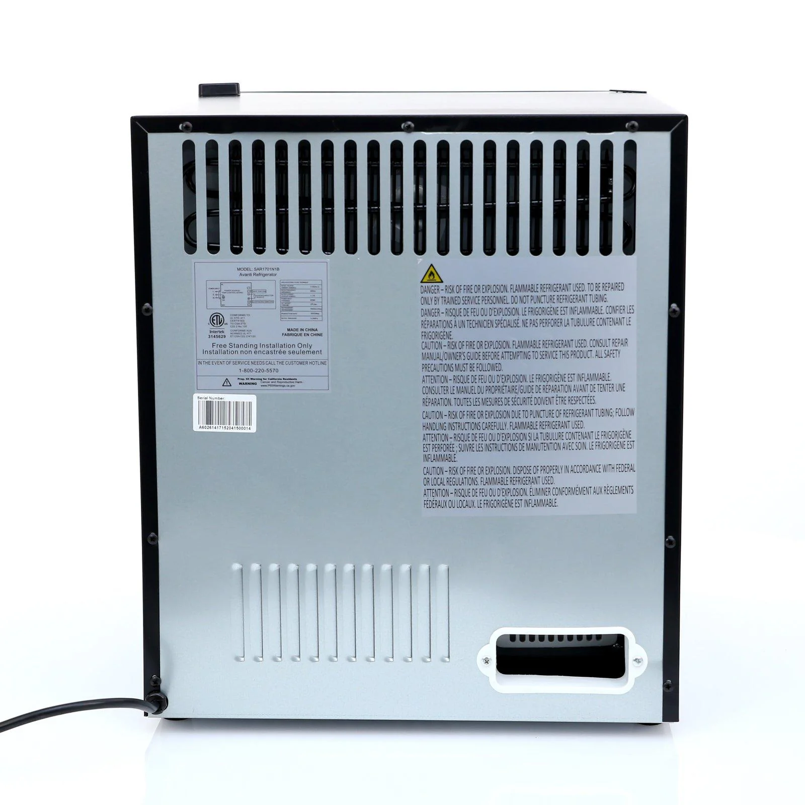 Avanti SAR1701N1B 1.7 Cu. Ft. Superconductor All Refrigerator - Image 6