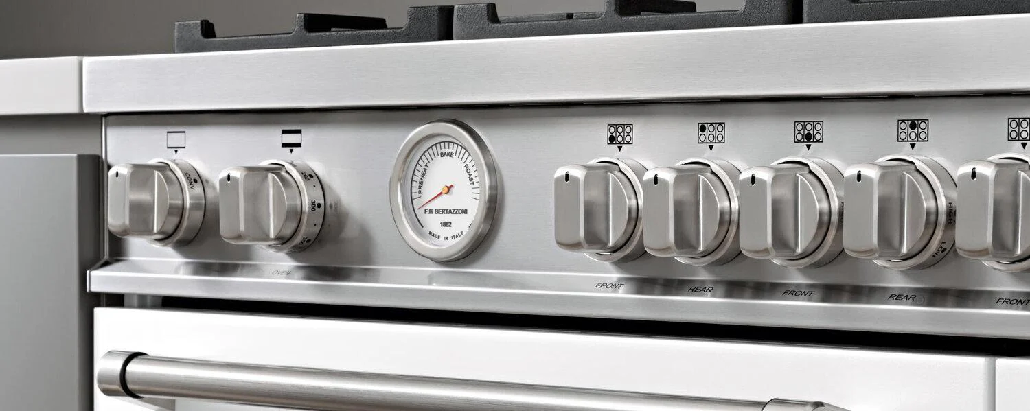 Bertazzoni MAS486GGASNEV 48 Inch All Gas Range, 6 Burner And Griddle Nero Matt - Image 5