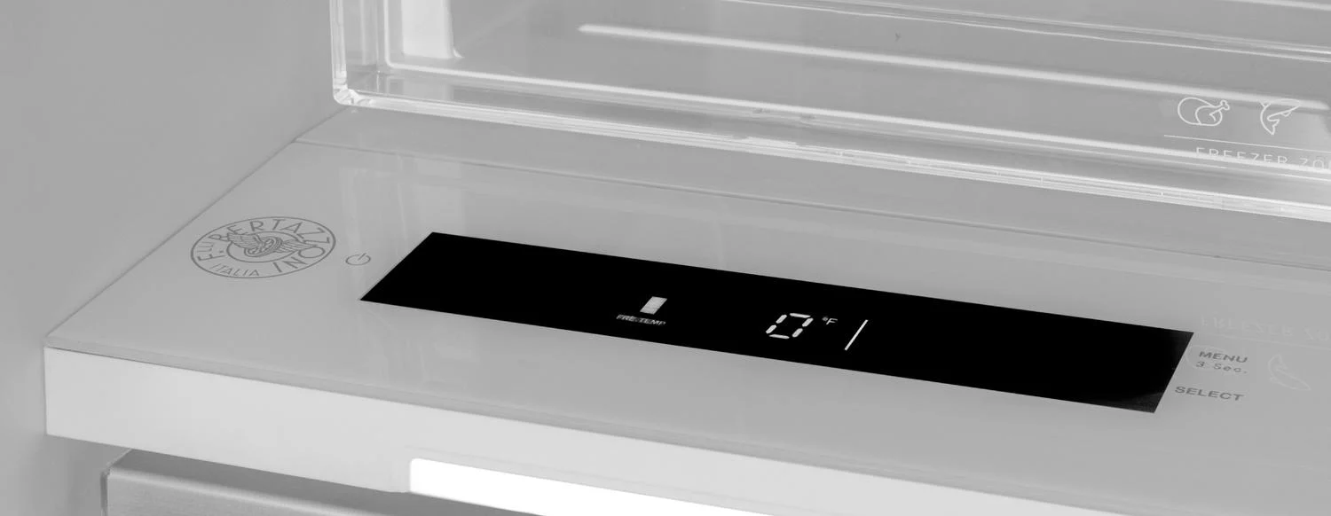 Bertazzoni REF18FCBIPRV 18" Built-In Freezer Column Panel Ready With Ice Maker Panel Ready - Image 2