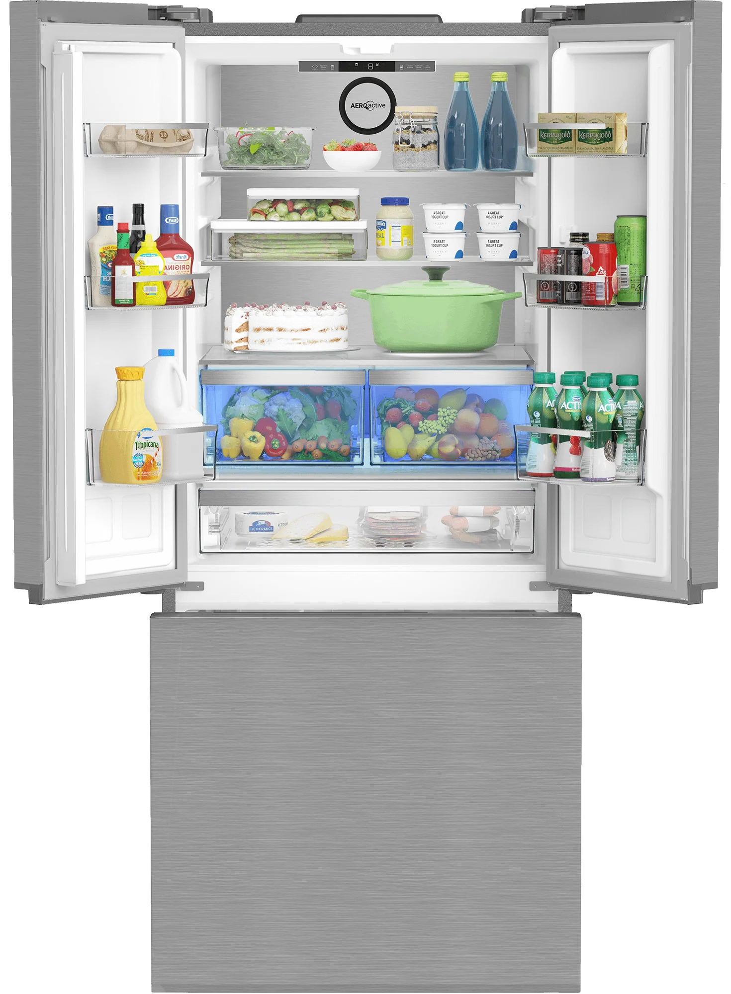 Blomberg Appliances BRFD21622SS 30" Counter-Depth French Door Refrigerator With Ice Maker - Image 3