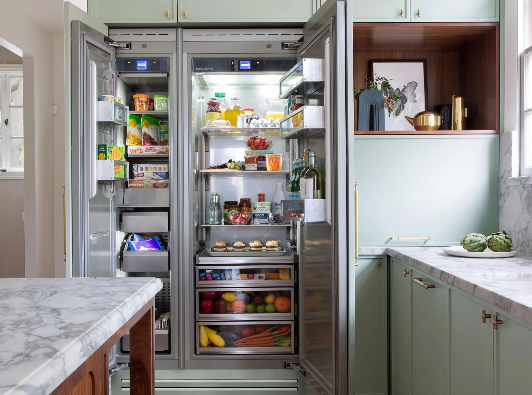 Bluestar BIRP24L0 24" Column Refrigerator - Panel Ready - Left Swing (Birp24L0) - Image 3