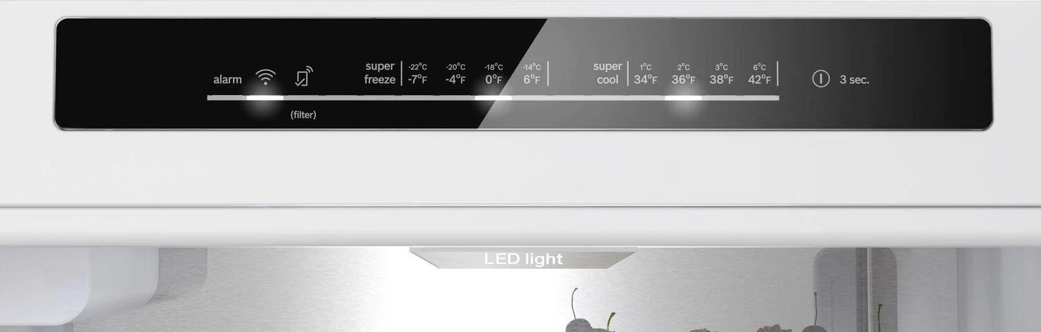 Bosch B24CB80ESS 800 Series Freestanding Bottom Freezer Refrigerator 24" Easy Clean Stainless Steel - Image 3
