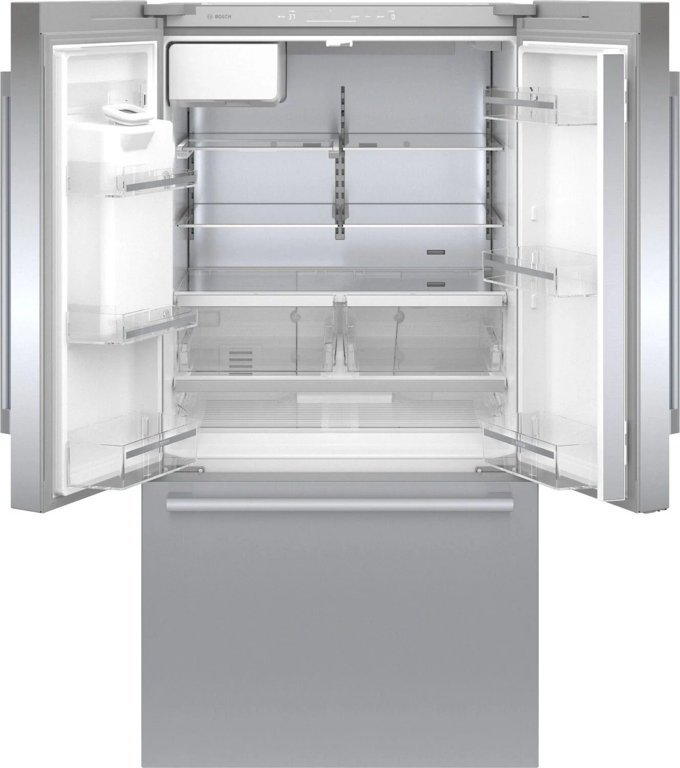 Bosch B36FD50SNS 500 Series French Door Bottom Mount Refrigerator 36'' Easy Clean Stainless Steel B36Fd50Sns - Image 2
