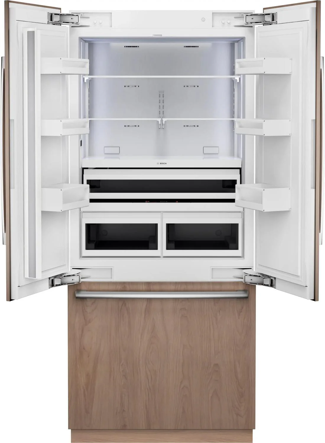 Bosch B36IT100NP Benchmark®, Vario Built-In Fridge-Freezer With Freezer At Bottom, 36'', Soft Close Flat Hinge - Image 2