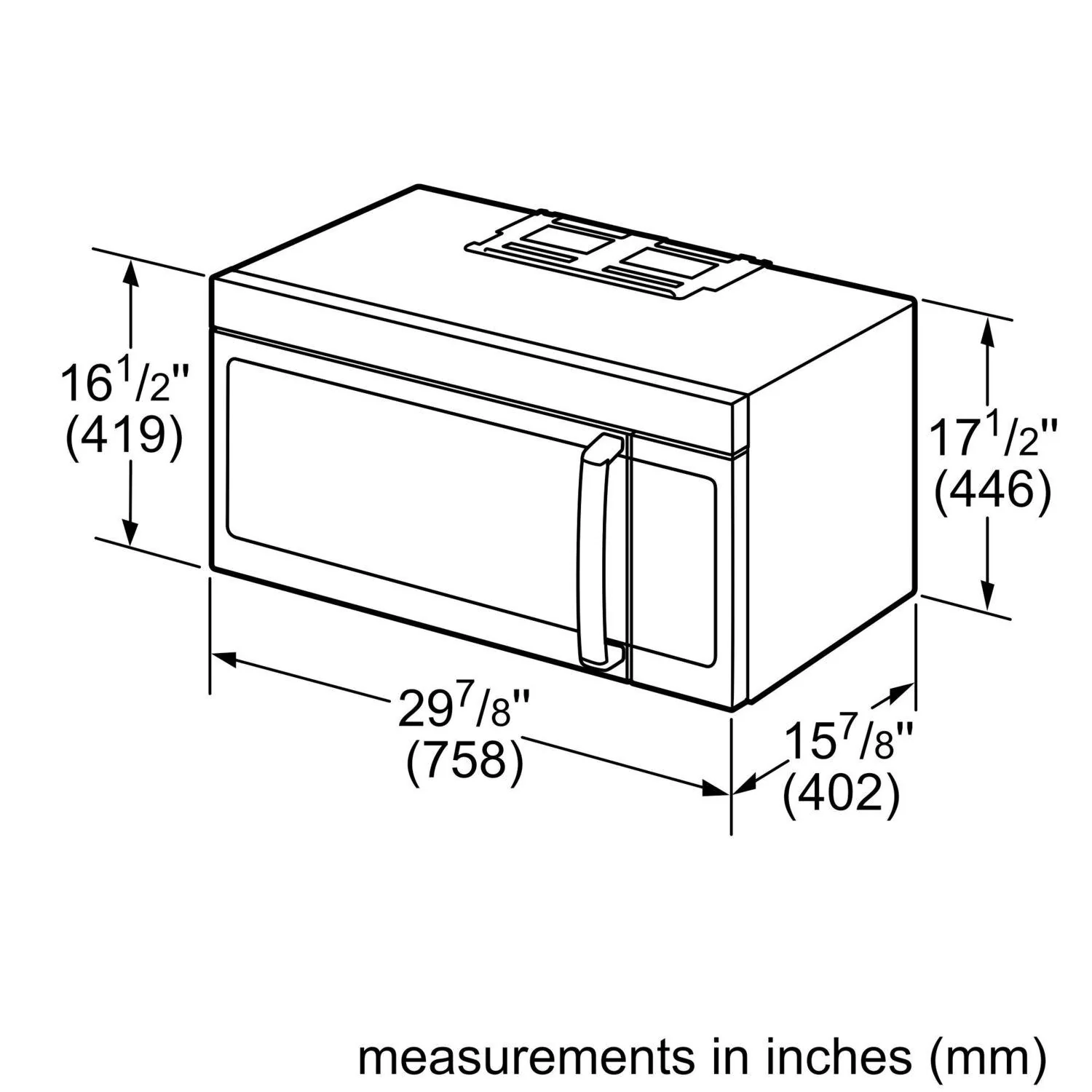 Bosch HMVP054U Benchmark® Over-The-Range Microwave 30" Left Sideopening Door, Stainless Steel Hmvp054U - Image 8