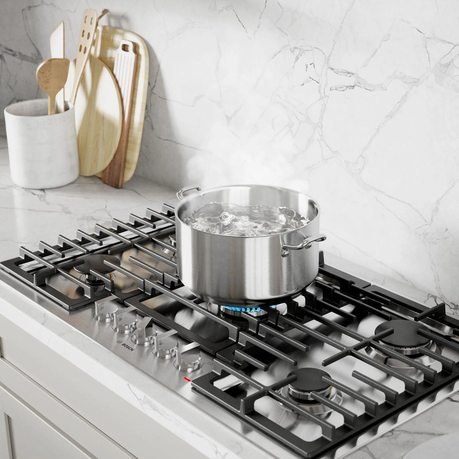 Bosch NGM5658UC 500 Series Gas Cooktop 36'' Stainless Steel Ngm5658Uc - Image 6