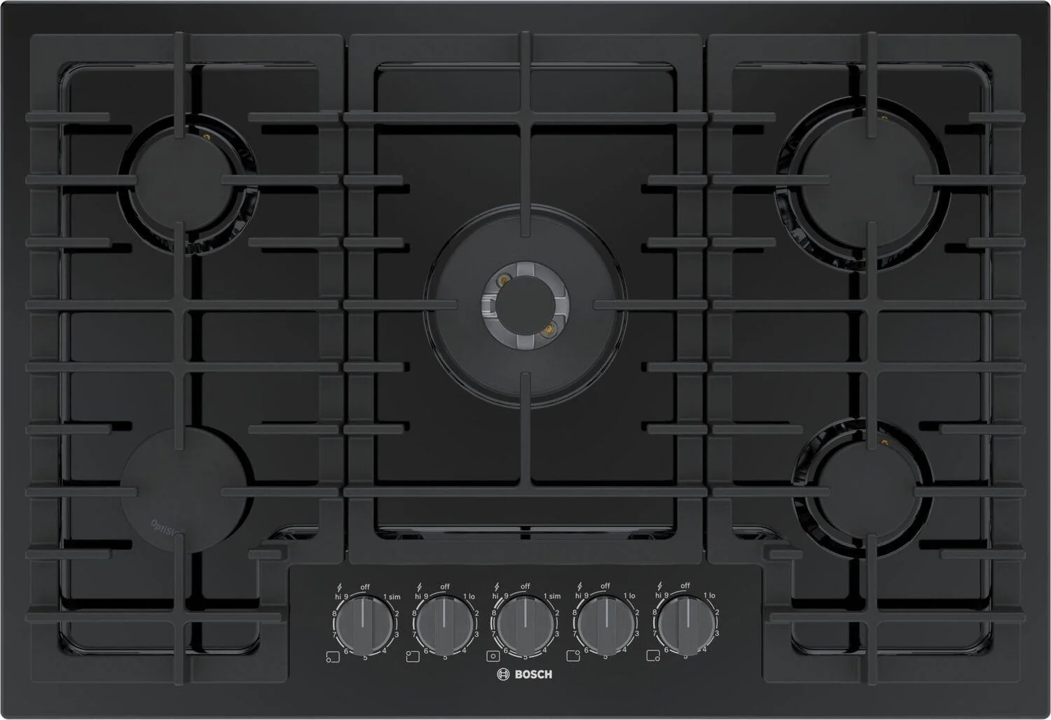 Bosch NGM8048UC 800 Series Gas Cooktop 30'' Black Ngm8048Uc