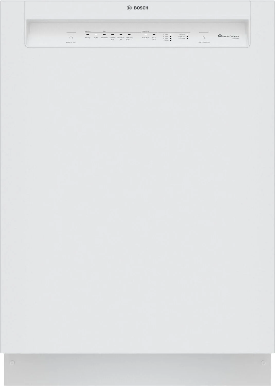 Bosch SHE3AEM2N 100 Series Dishwasher 24" White