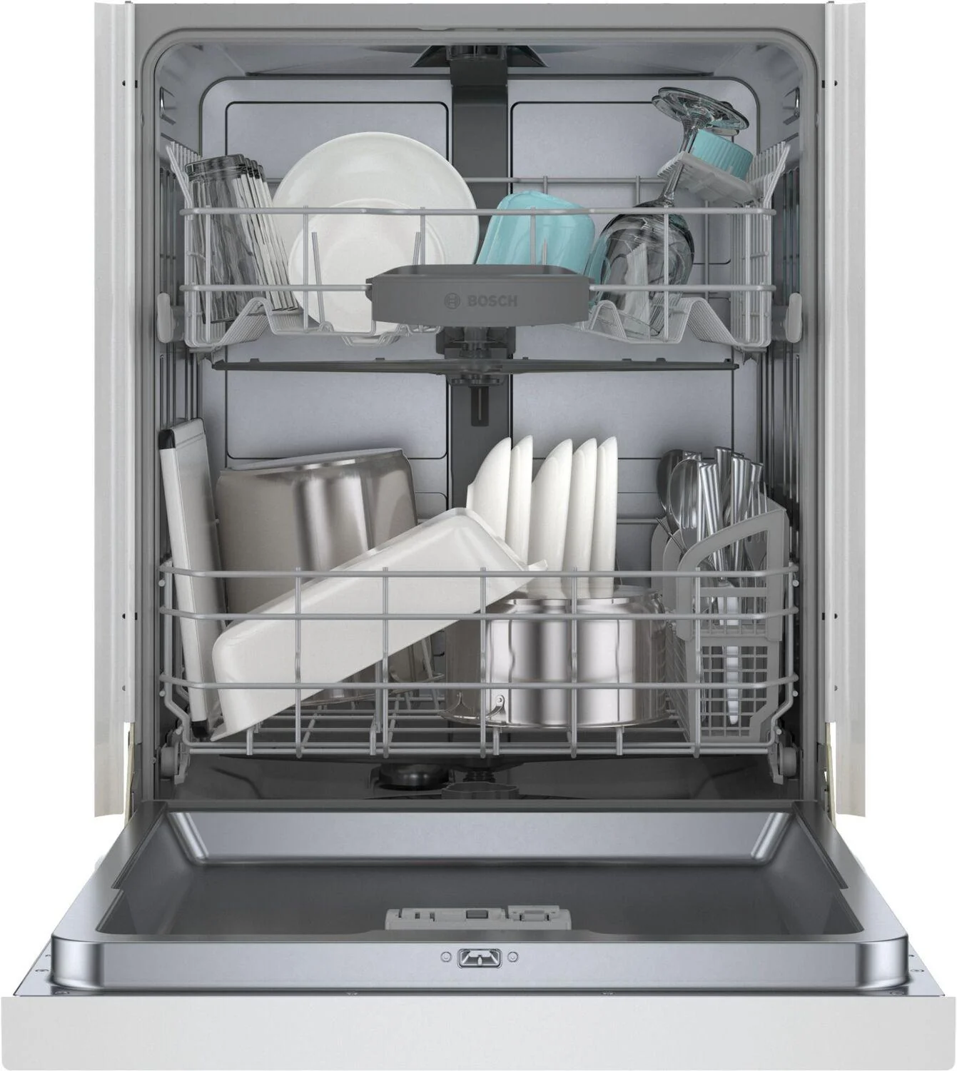Bosch SHE4AEM2N 100 Plus Dishwasher 24" White - Image 6