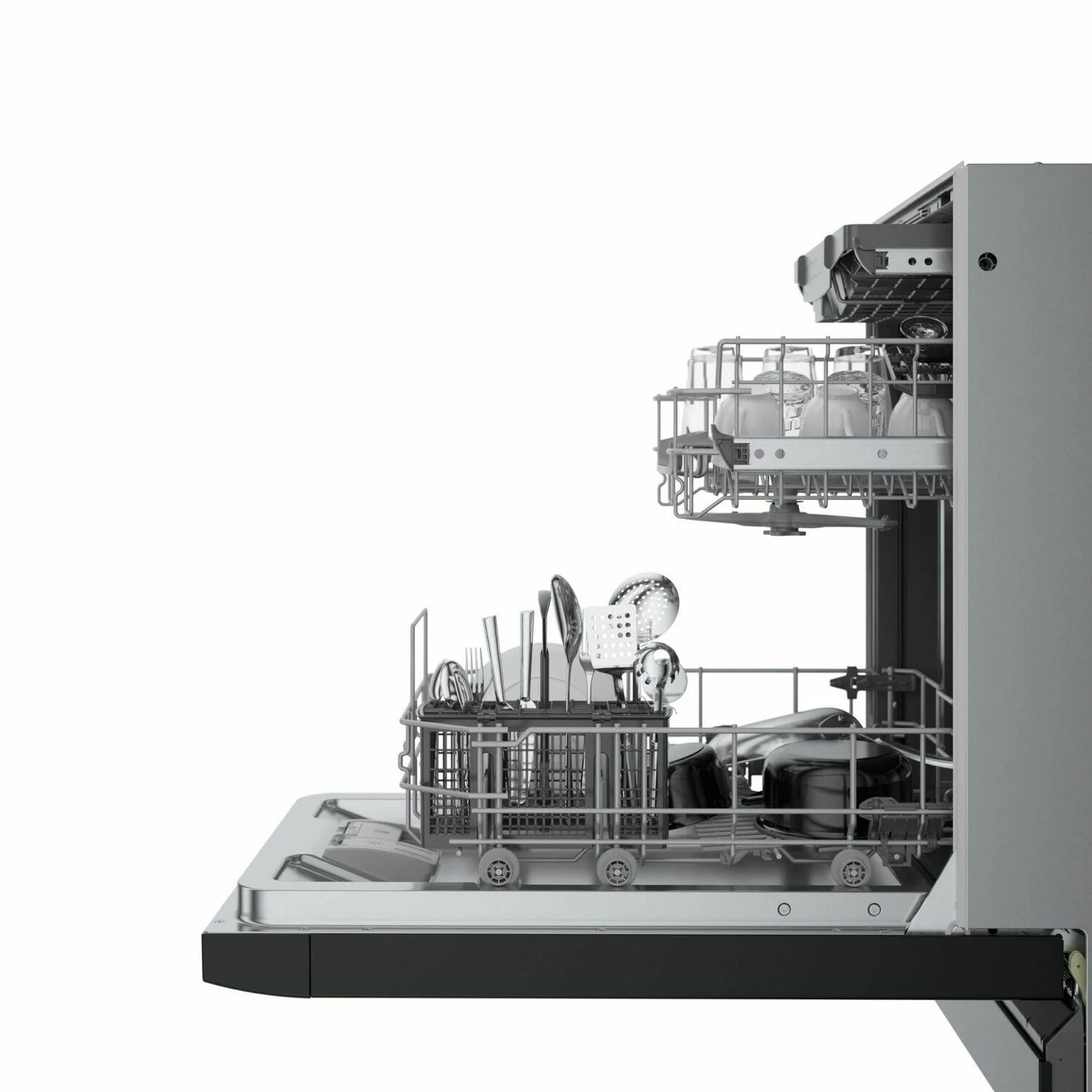 Bosch SPE53B56UC 300 Series Dishwasher 17 3/4'' Black Spe53B56Uc - Image 4