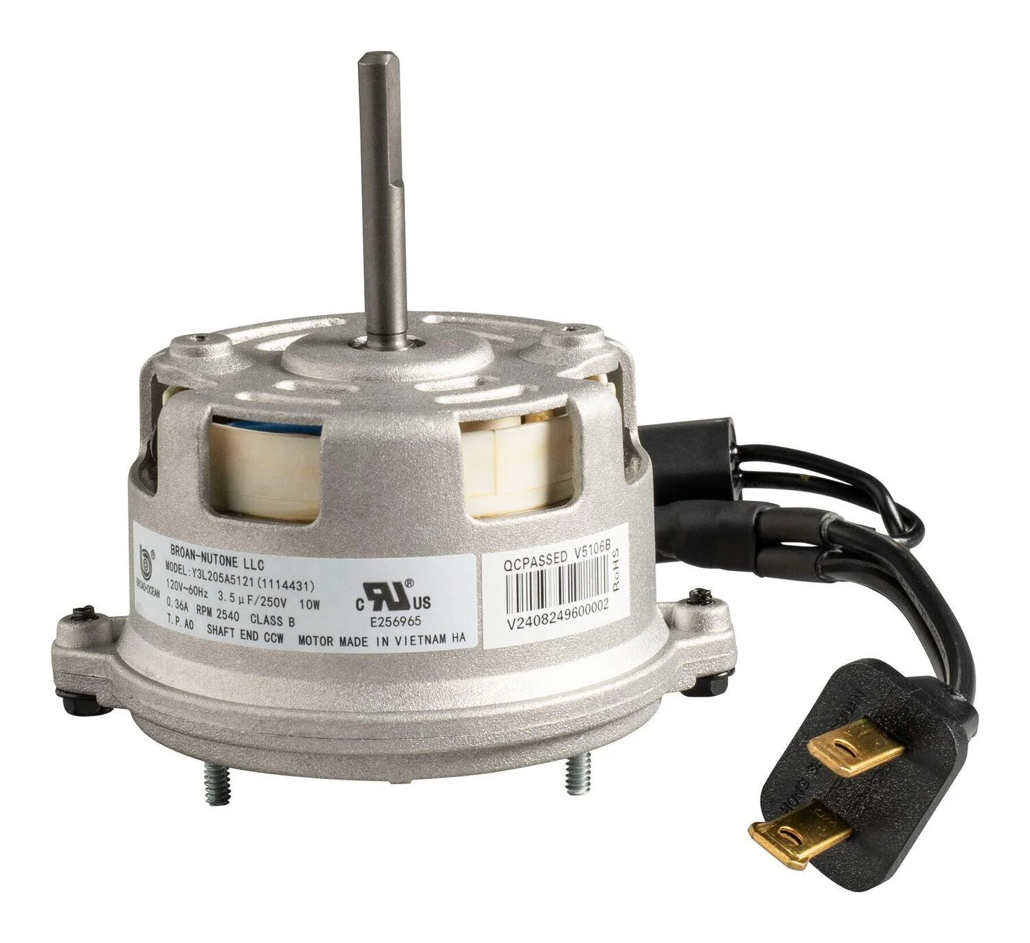Broan BP28R Broan-Nutone® Genuine Replacement Motor/Wheel For 70 Cfm Bathroom Fans, Fits Select Models - Image 3