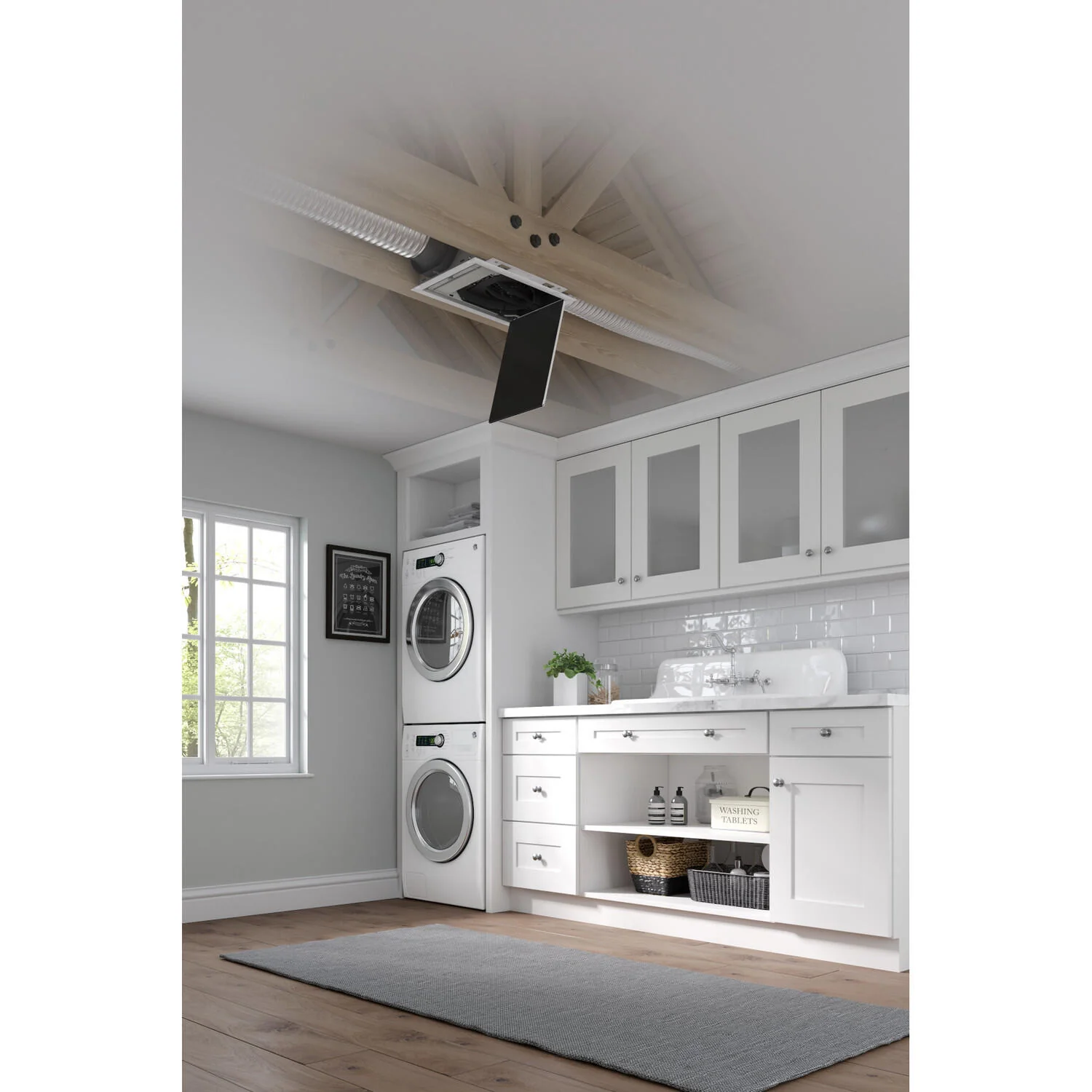 Broan FIN180B Broan® Fresh In Basic Supply Fan 180 Cfm, Power Cord - Image 3