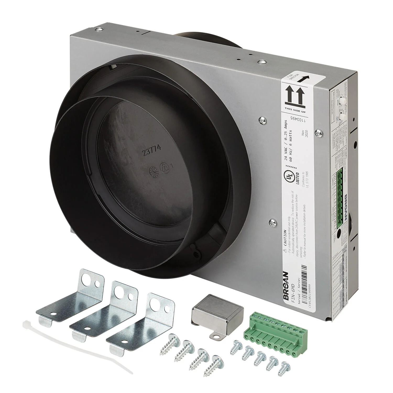 Broan FIN6MD Broan® Fresh In Motorized Supply Damper - Image 3