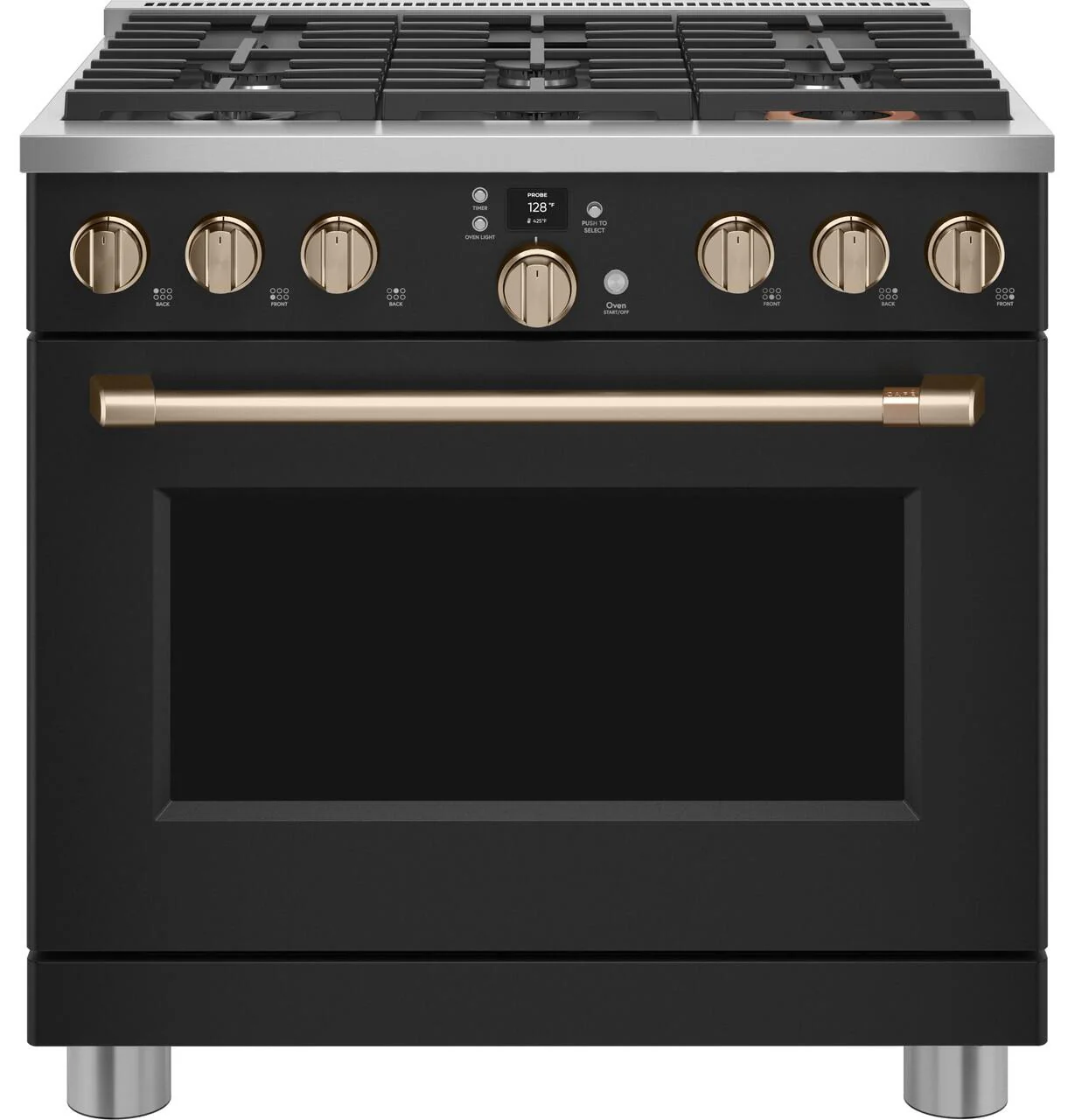 Cafe C2Y366P3TD1 Café™ 36" Smart Dual-Fuel Commercial-Style Range With 6 Burners (Natural Gas) - Image 12