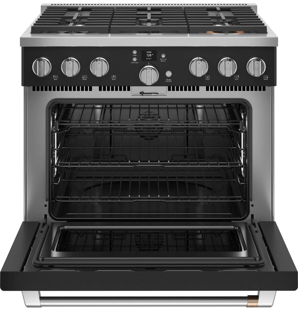 Cafe C2Y366P3TD1 Café™ 36" Smart Dual-Fuel Commercial-Style Range With 6 Burners (Natural Gas) - Image 3