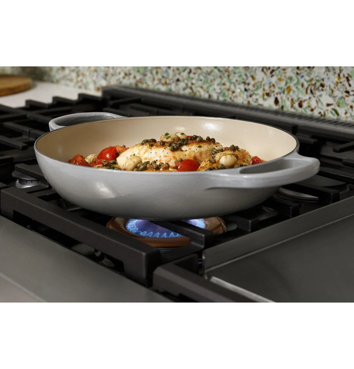 Cafe C2Y486P2TS1 Café™ 48" Smart Dual-Fuel Commercial-Style Range With 6 Burners And Griddle (Natural Gas) - Image 11