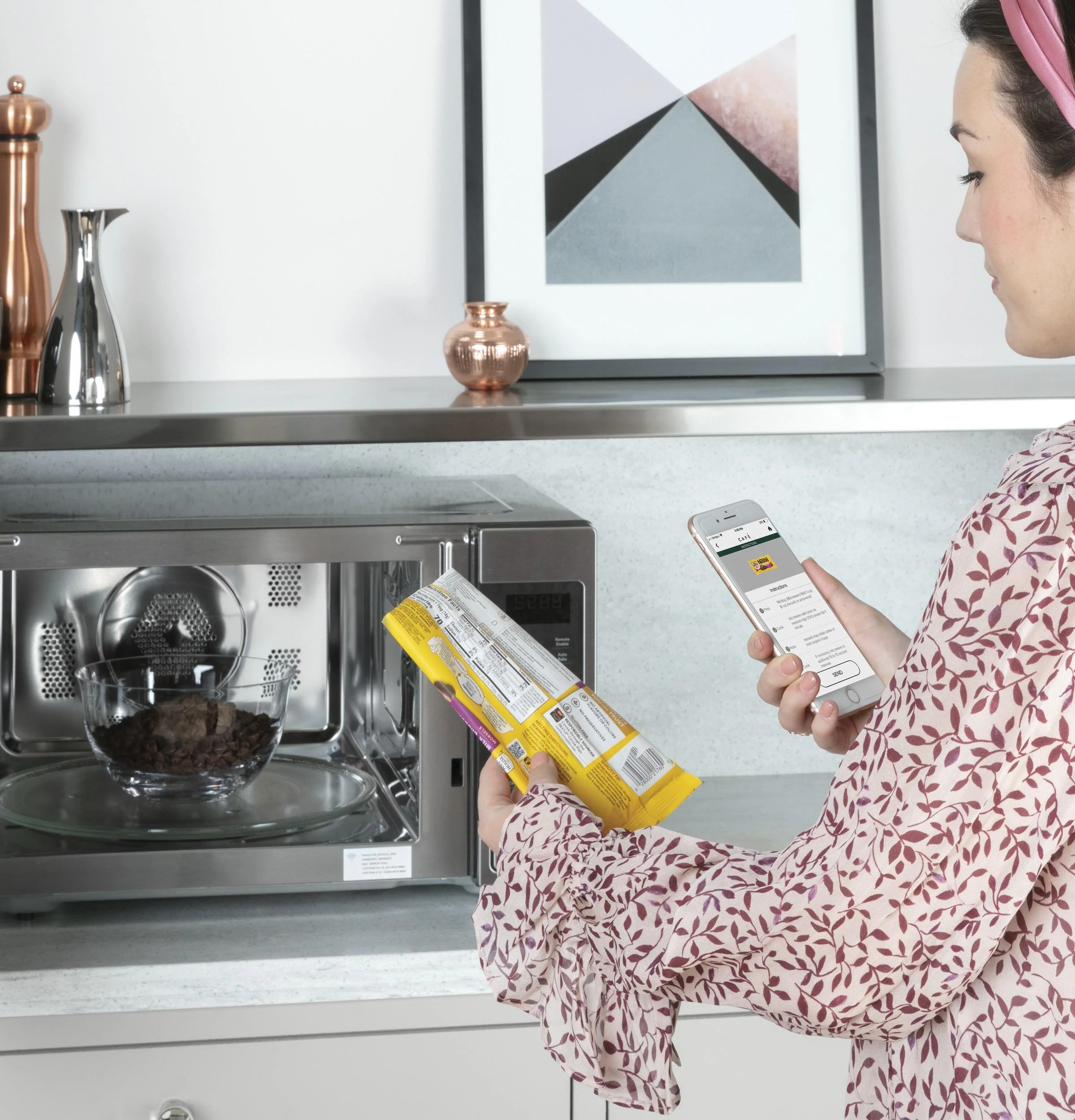 Cafe CCWK15C1WWM Café™ 1.5 Cu. Ft. Smart Countertop Convection/Microwave Oven - Image 3