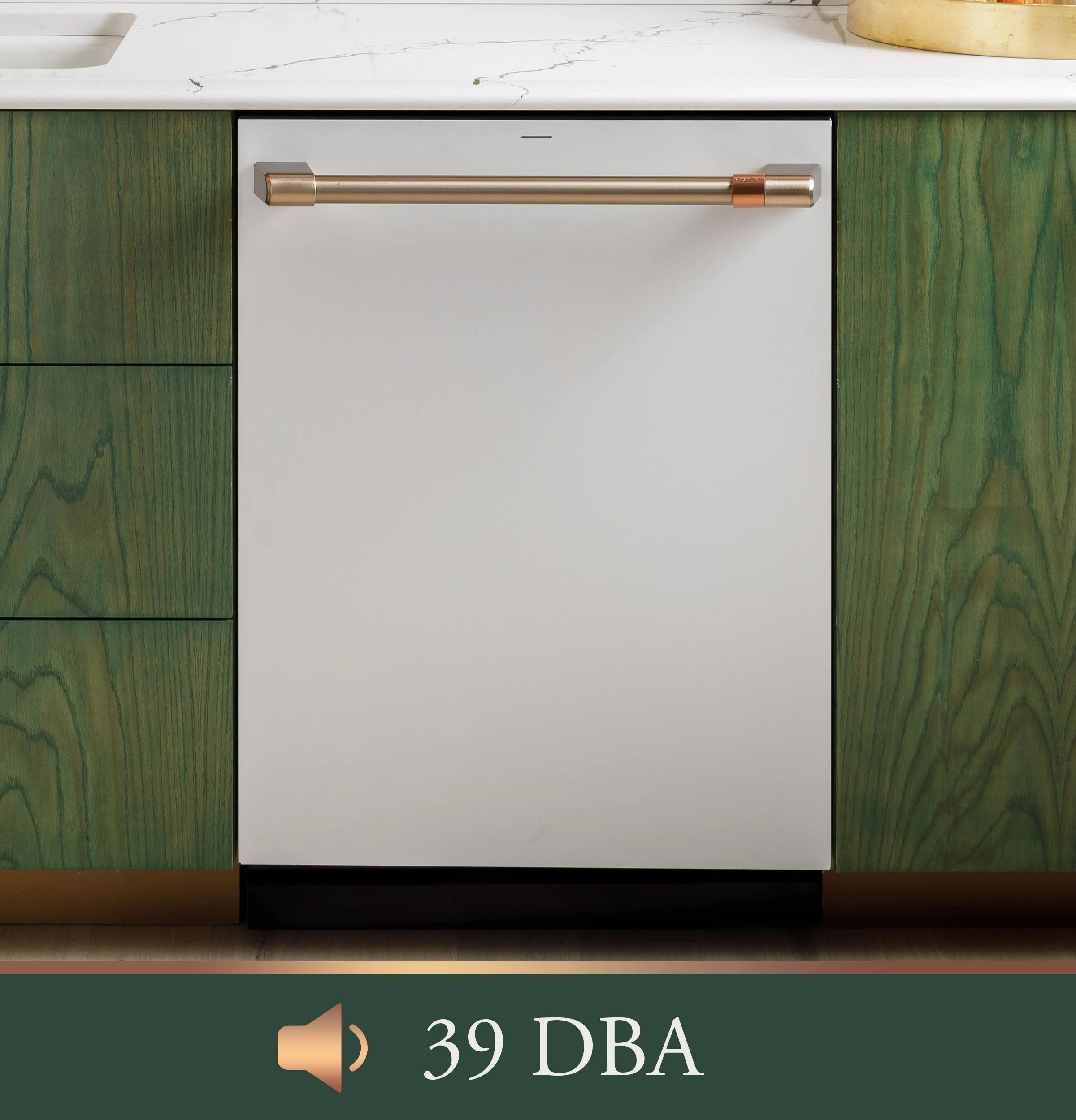 Cafe CDP888M5VS5 Café™ Customfit Energy Star Stainless Interior Smart Dishwasher With Ultra Wash Top Rack And Dual Convection Ultra Dry, Led Lights, 39 Dba In Platinum Glass - Image 10