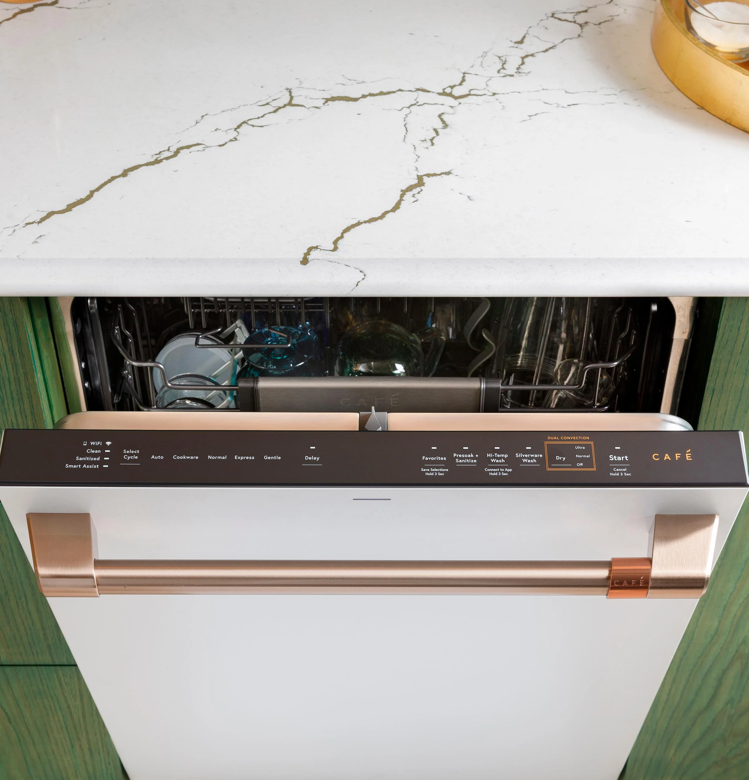 Cafe CDT858P4VW2 Café™ Customfit Energy Star Stainless Interior Smart Dishwasher With Ultra Wash Top Rack And Dual Convection Ultra Dry, 44 Dba - Image 34