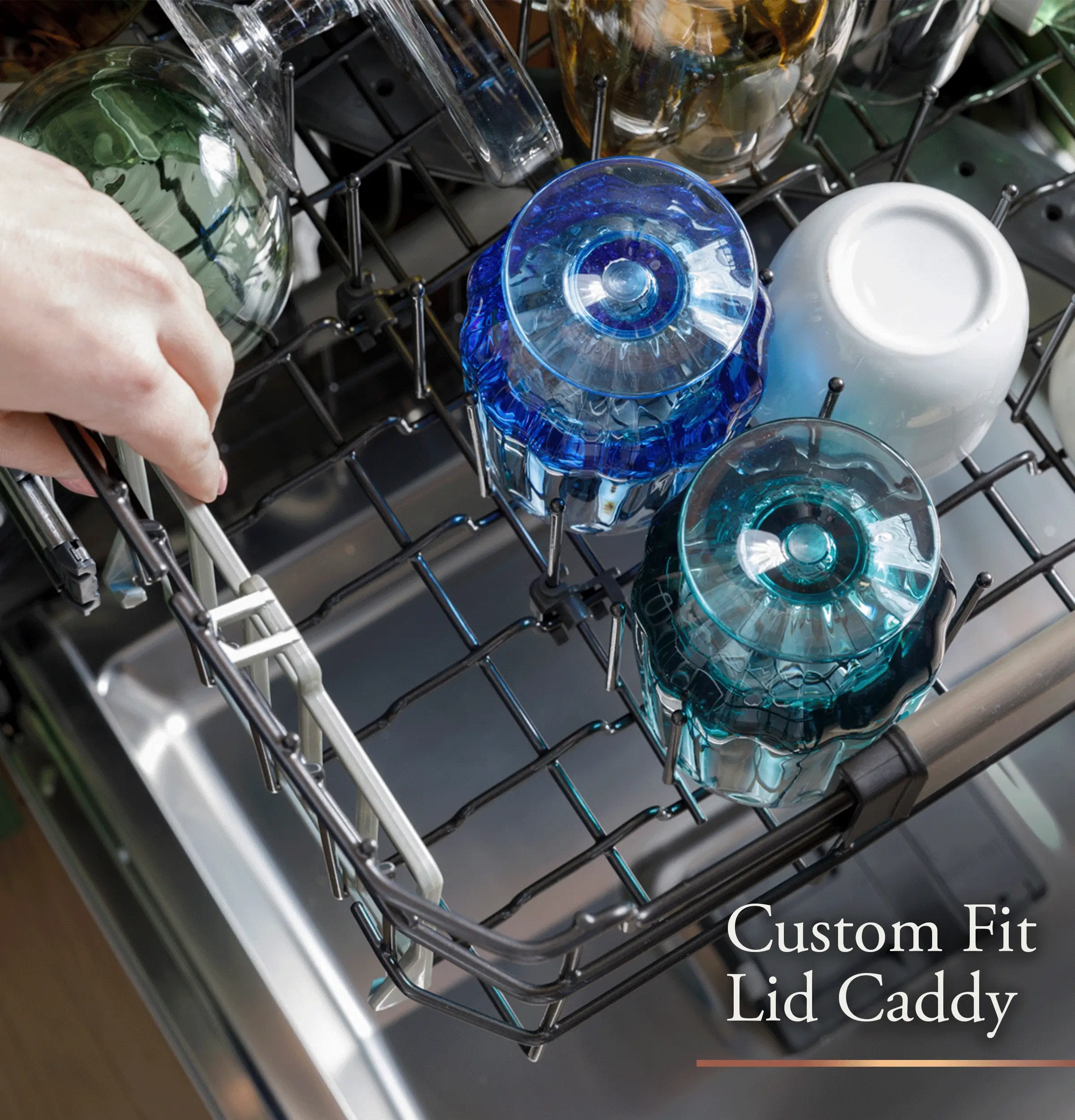 Cafe CDT888P4VW2 Café™ Customfit Energy Star Stainless Interior Smart Dishwasher With Ultra Wash Top Rack And Dual Convection Ultra Dry, Led Lights, 39 Dba - Image 6