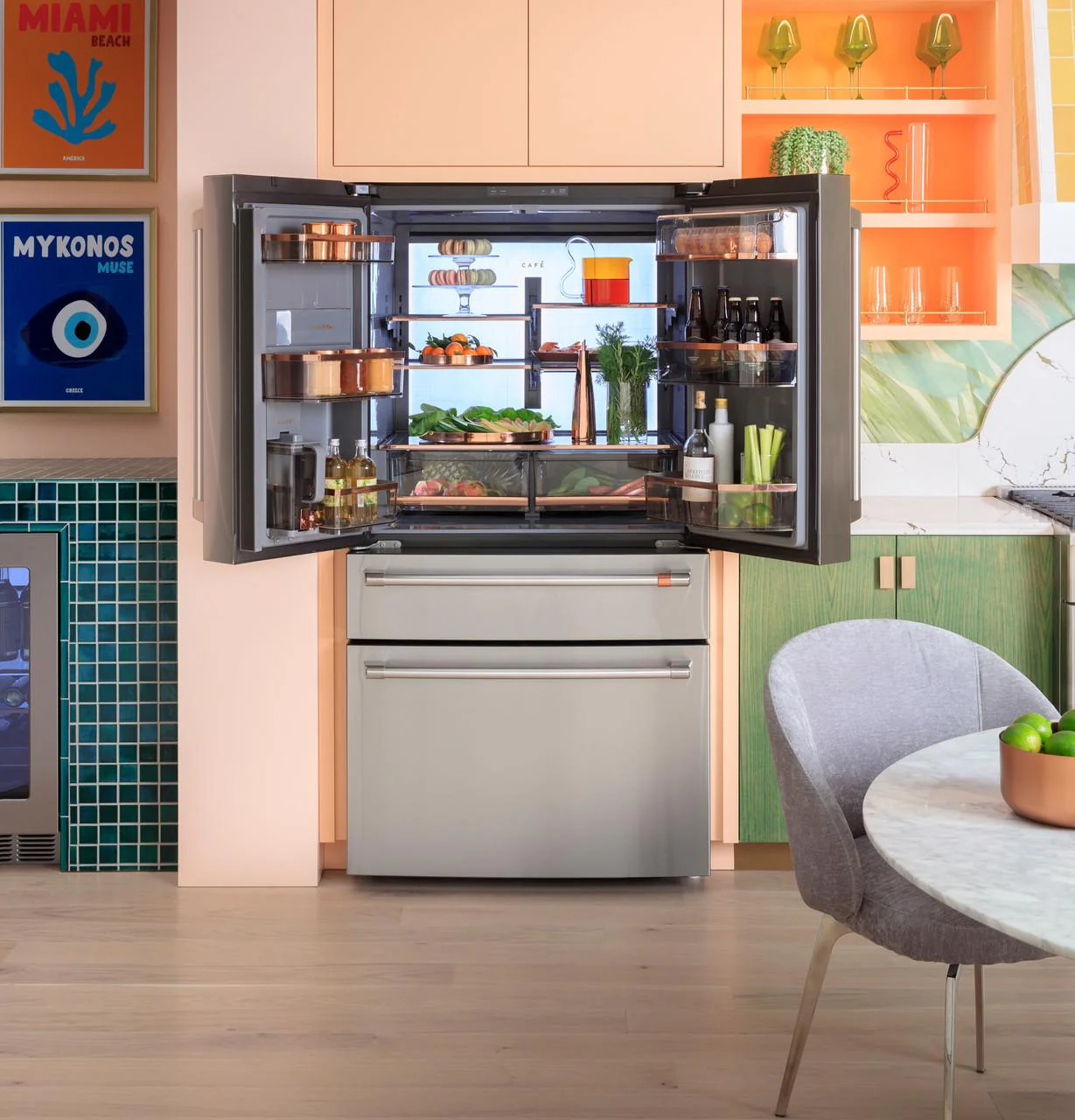 Cafe CGE29DP3TD1 Café™ Energy Star® 28.7 Cu. Ft. Smart 4-Door French-Door Refrigerator With Dual-Dispense Autofill Pitcher - Image 17