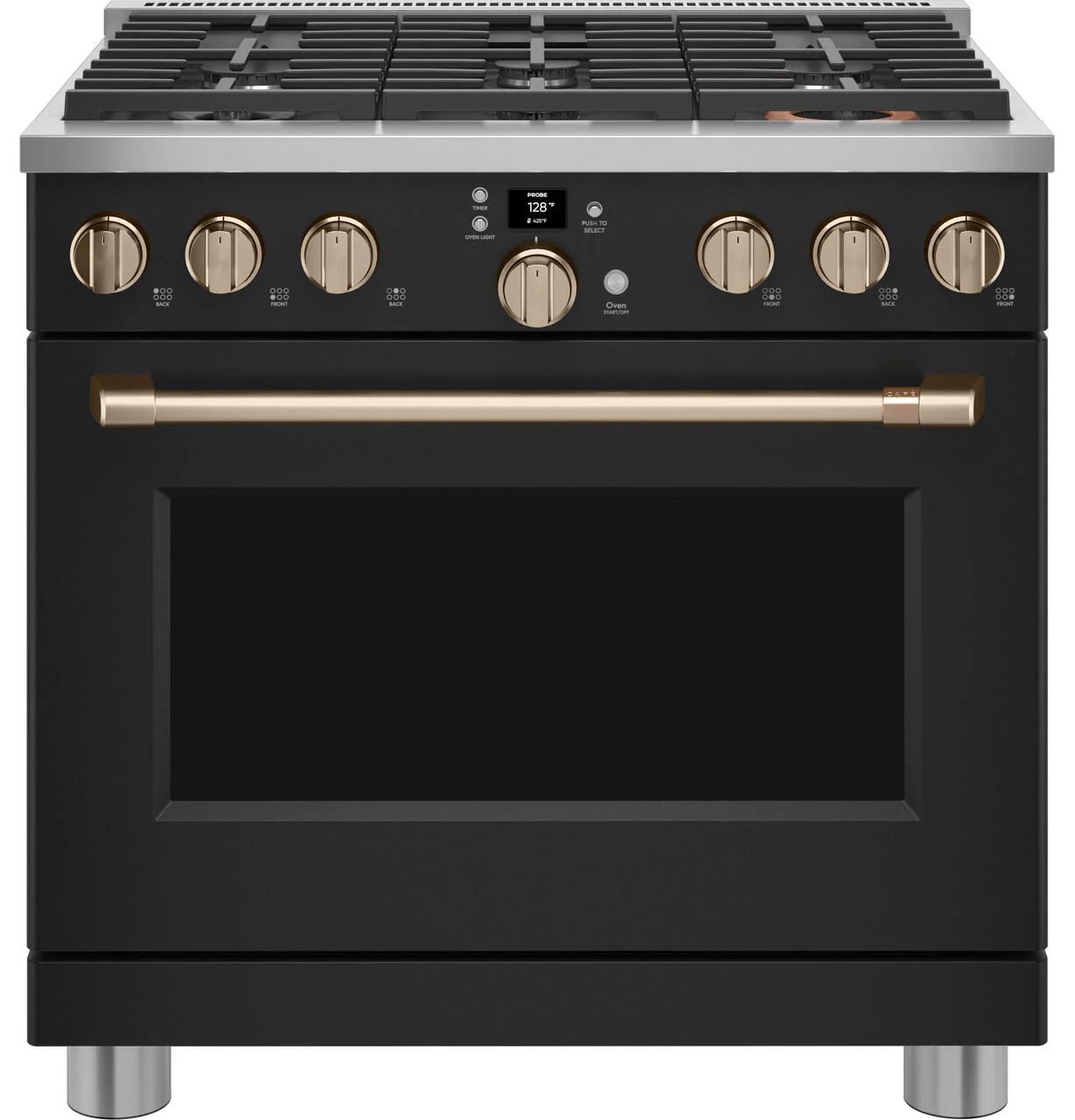 Cafe CGY366P3TD1 Café™ 36" Smart All-Gas Commercial-Style Range With 6 Burners (Natural Gas) - Image 8