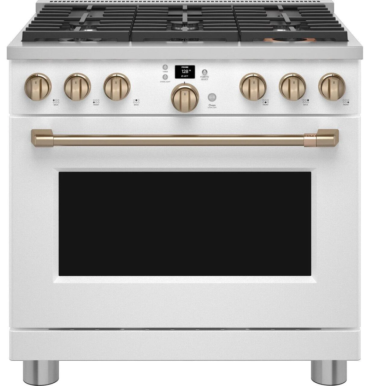 Cafe CGY366P4TW2 Café™ 36" Smart All-Gas Commercial-Style Range With 6 Burners (Natural Gas) - Image 6