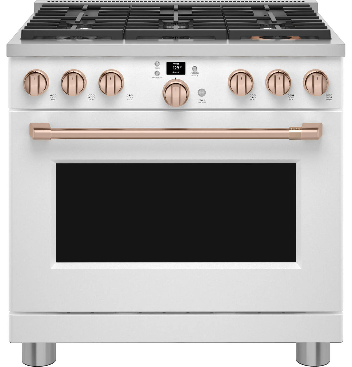 Cafe CGY366P4TW2 Café™ 36" Smart All-Gas Commercial-Style Range With 6 Burners (Natural Gas) - Image 8