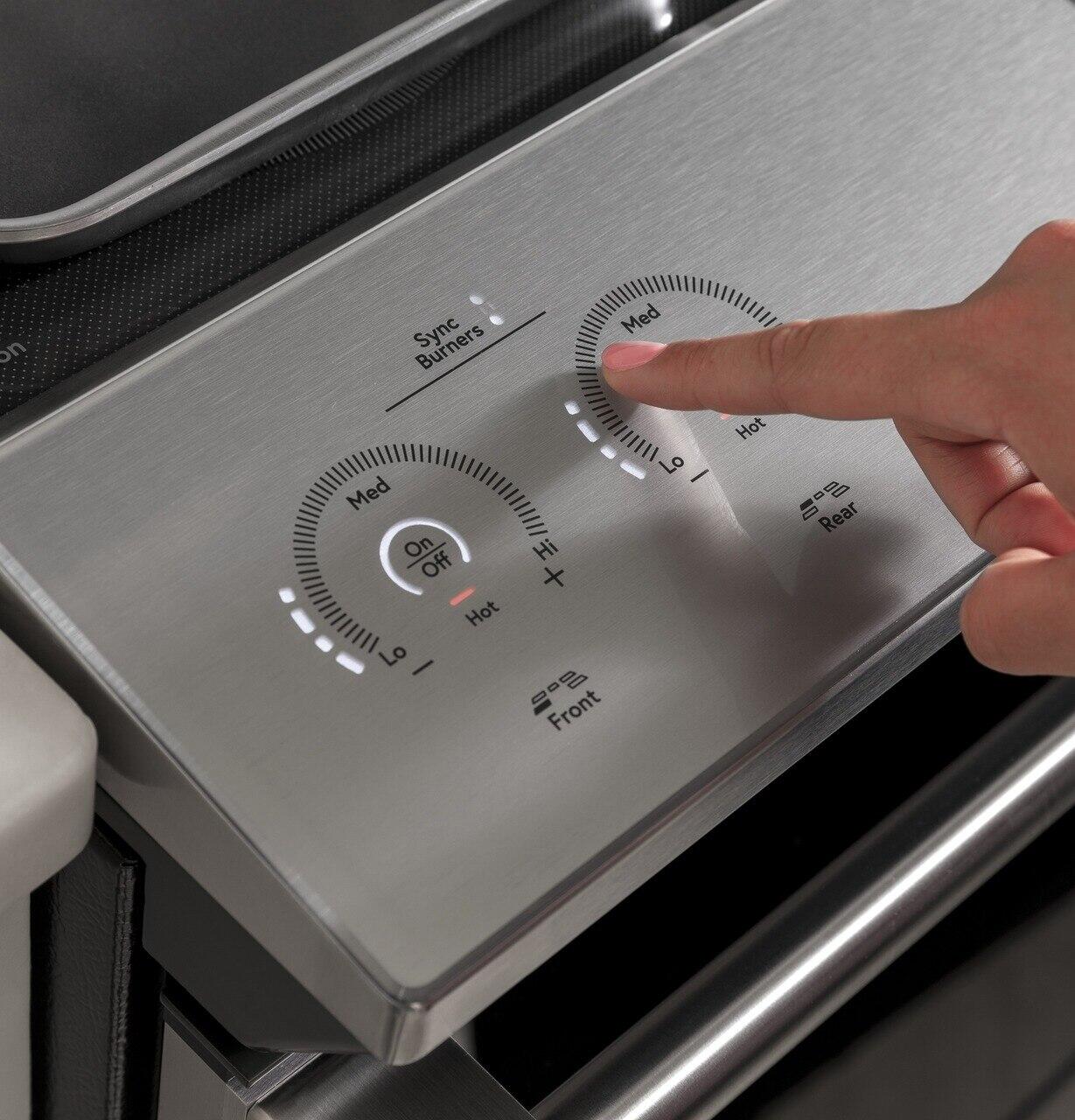 Cafe CHS90XM2NS5 Café 30" Smart Slide-In, Front-Control, Induction And Convection Range With In-Oven Camera In Platinum Glass - Image 21