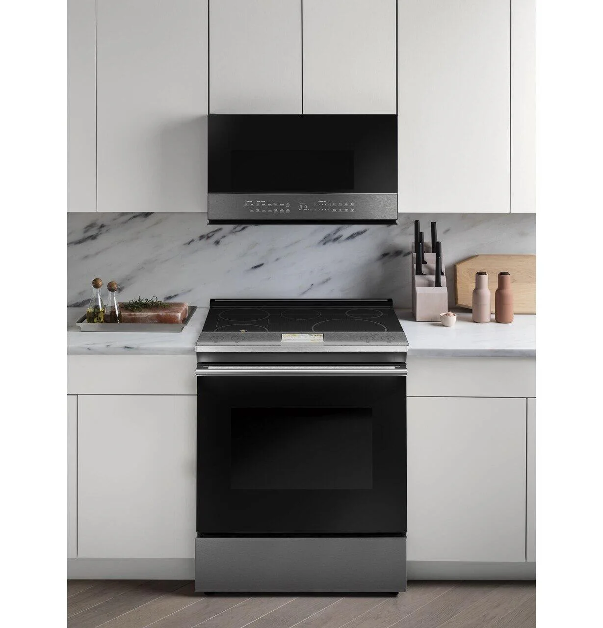 Cafe CHS90XM2NS5 Café 30" Smart Slide-In, Front-Control, Induction And Convection Range With In-Oven Camera In Platinum Glass - Image 6